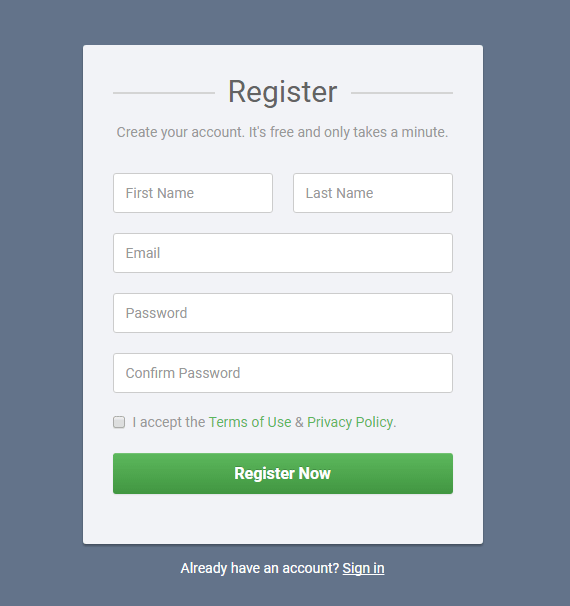 Registration Form 